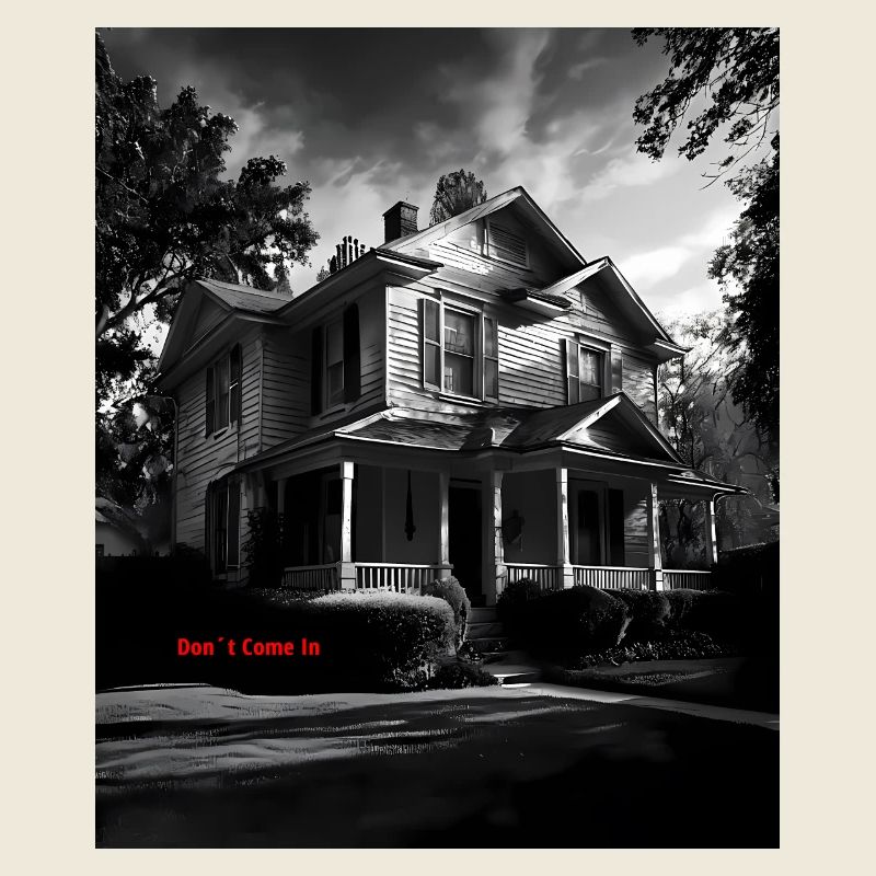 Don't Come In – Gothic Horror House Sketch