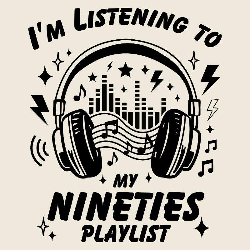 J’écoute ma playlist des années 90