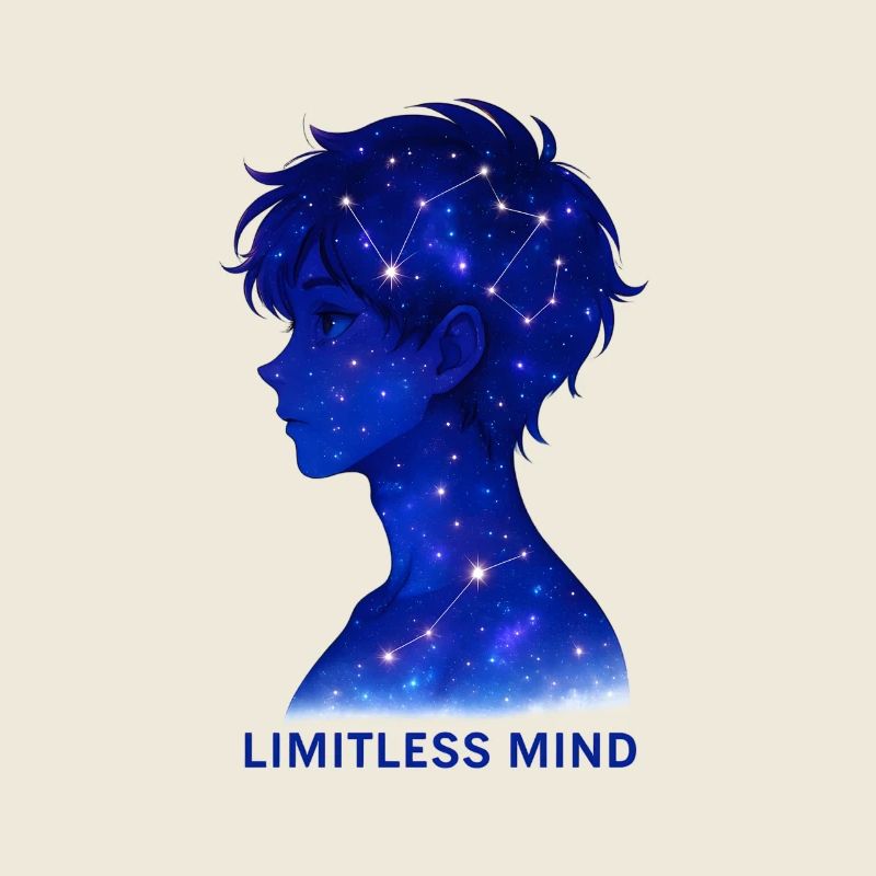 Limitless Mind Galaxie Silhouette