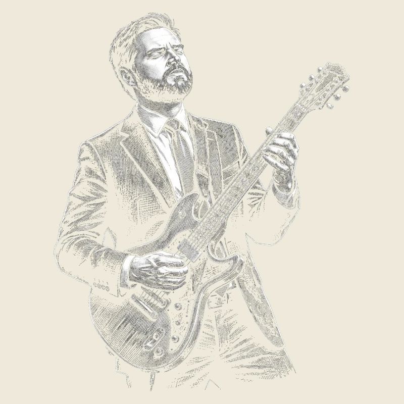 JD Vance plays guitar