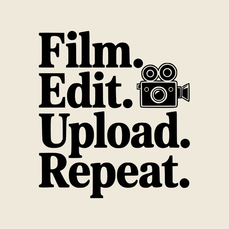Film. Édit. Upload. Répétez.
