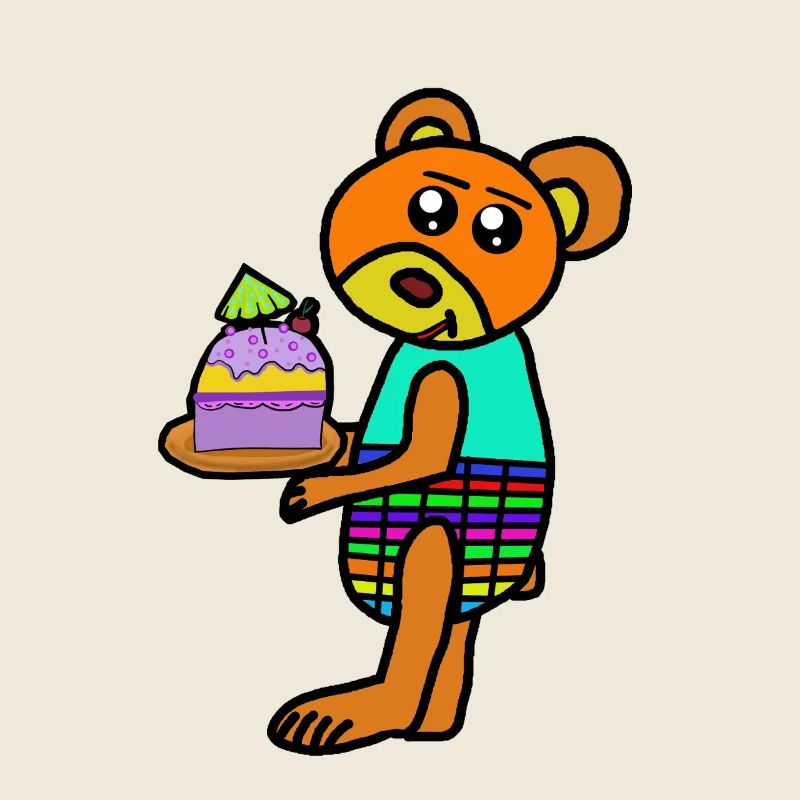 Kuchen Muffin Bär Teddy Teddybär Kind