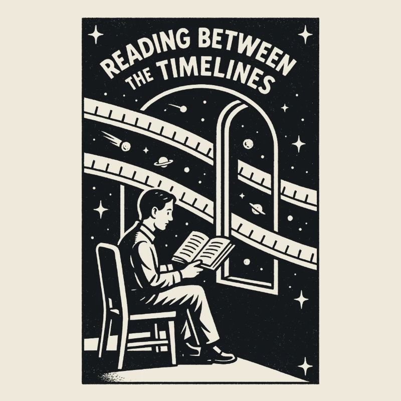 Zwischen Zeitlinien lesen | Sci-Fi Buch