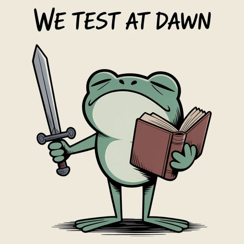 Frog Knight at Dawn