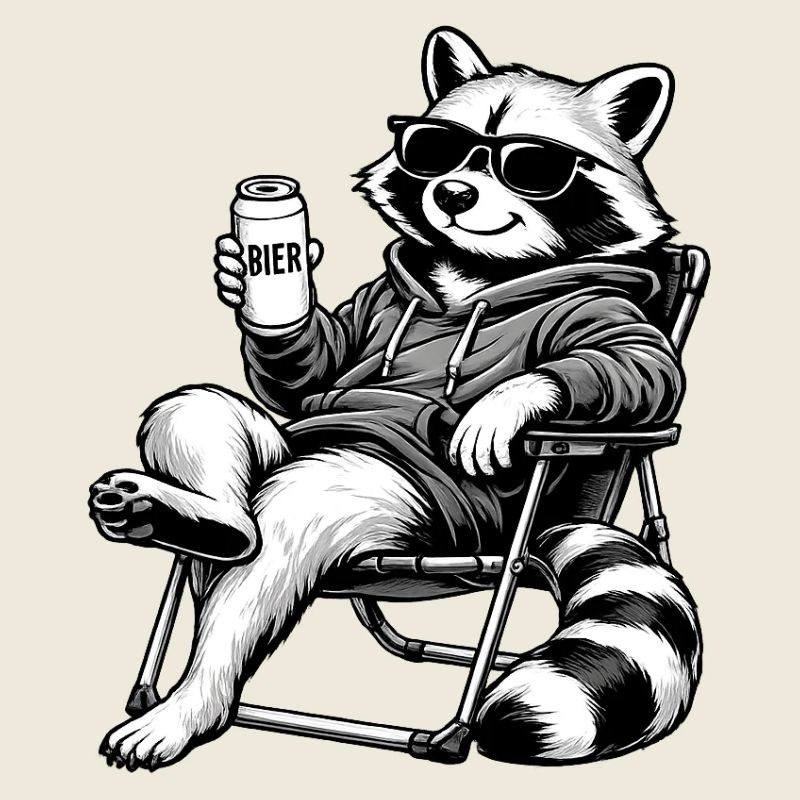 Waschbär Relax