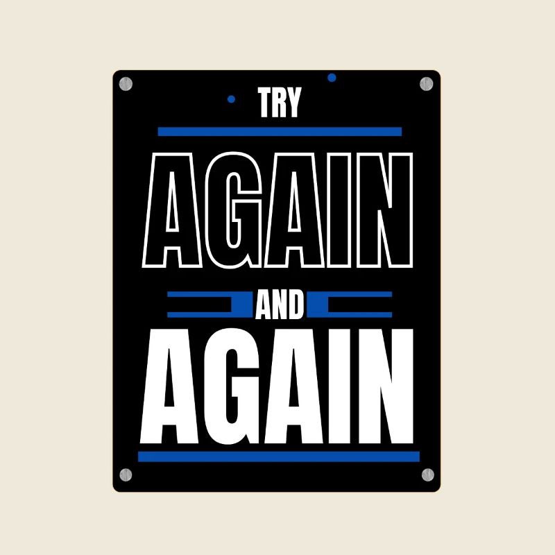 Try again