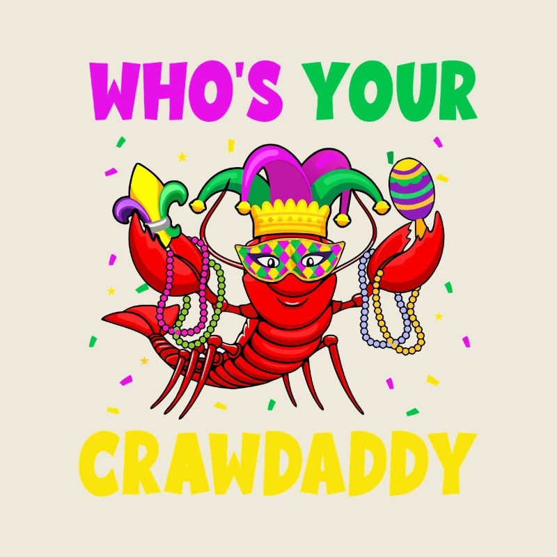 Masque de Mardi Gras Crawdaddy