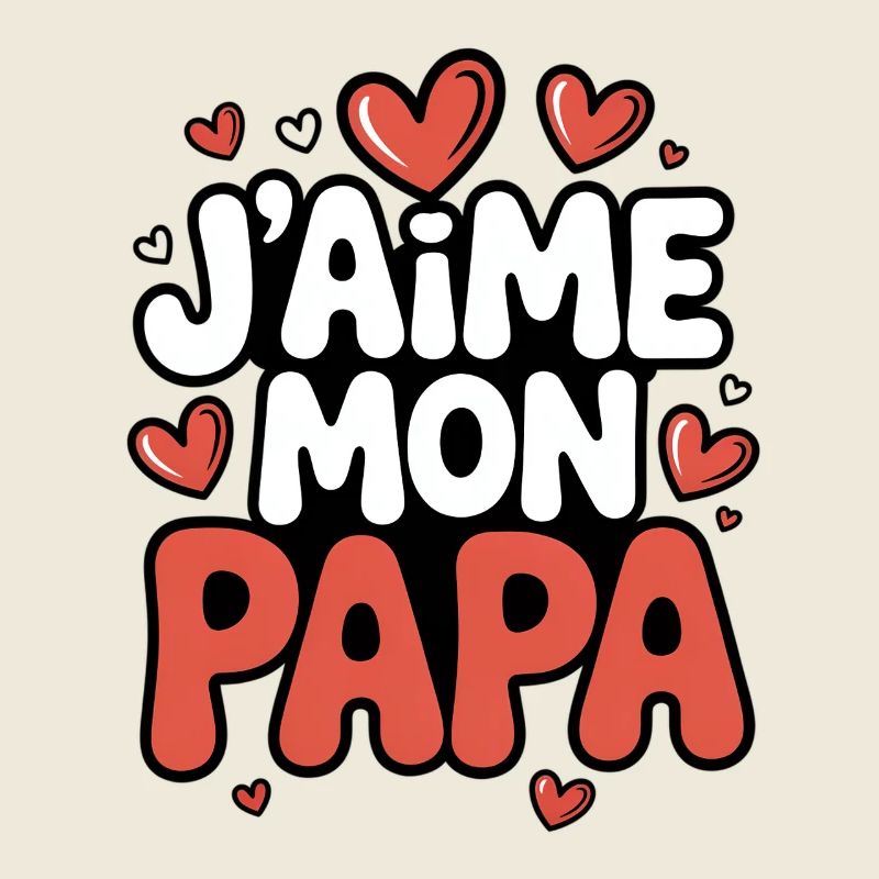 Vatertag Ich liebe mein Daddy-Herz