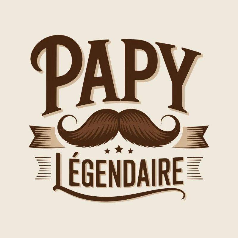 Papy Légendaire Moustache