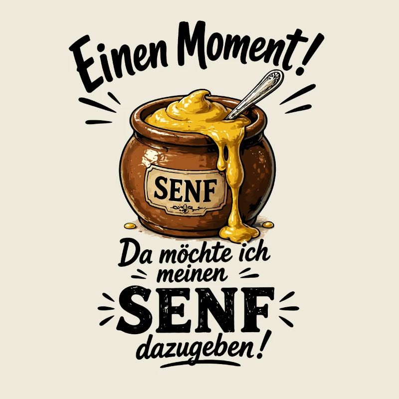  Einen Moment Da Möchte Ich Meinen Senf Dazugeben