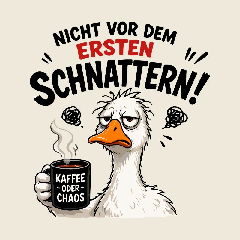  Nicht vor dem ersten Schnattern Kaffee oder Chaos