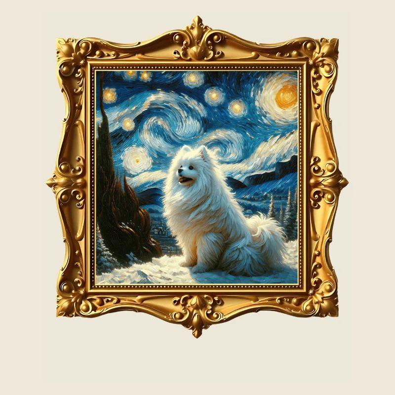 Spitz Zwergspitz Starry Night