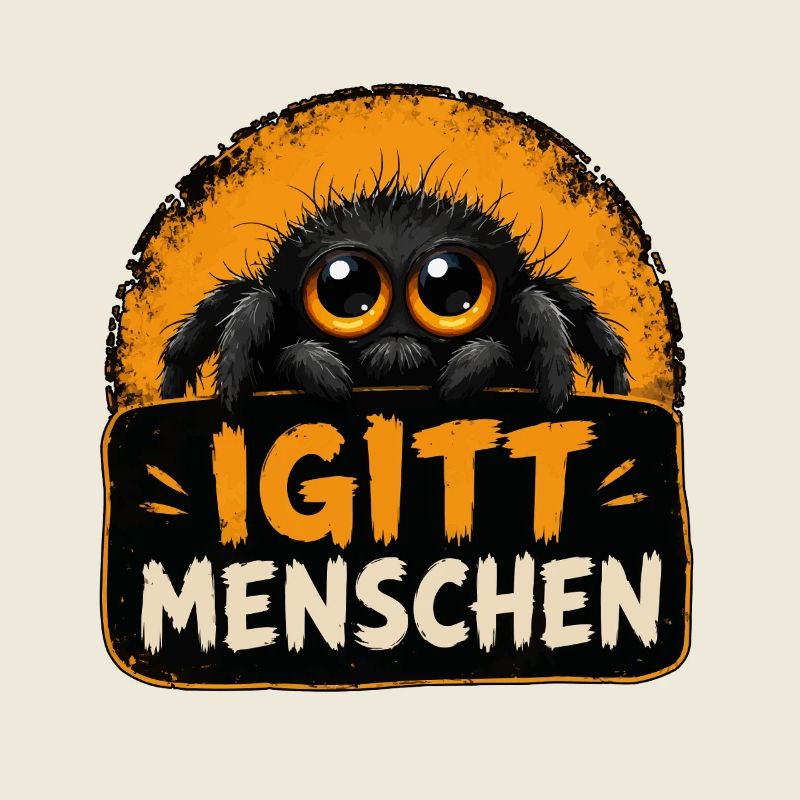 Witzige Igitt ! Menschen Spinne