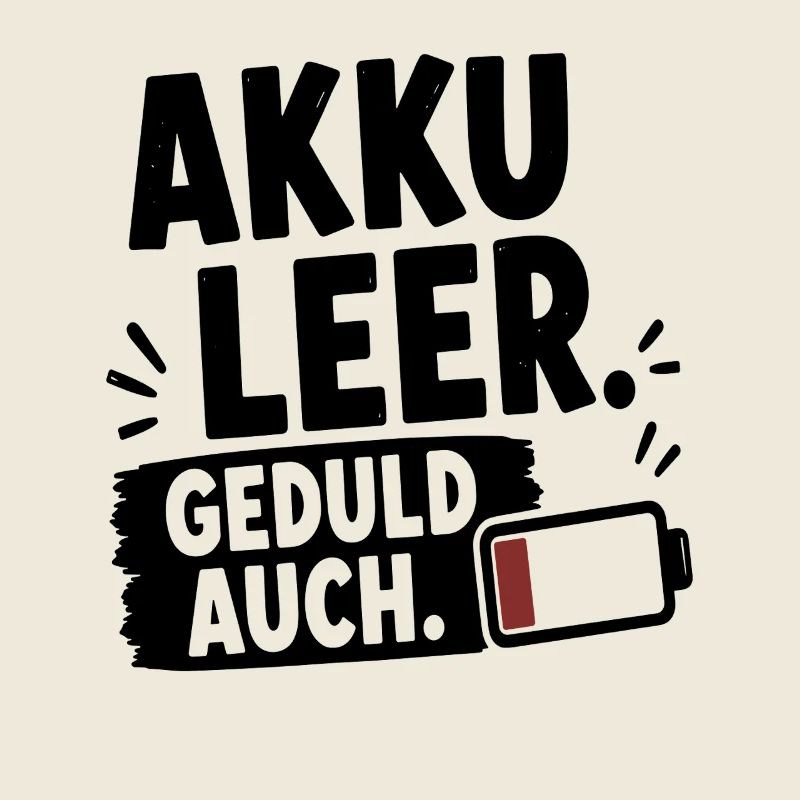 Akku leer