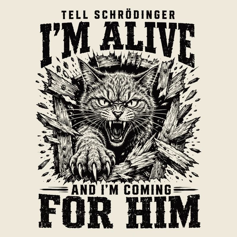 Chemise Schrödinger Chat Vivant