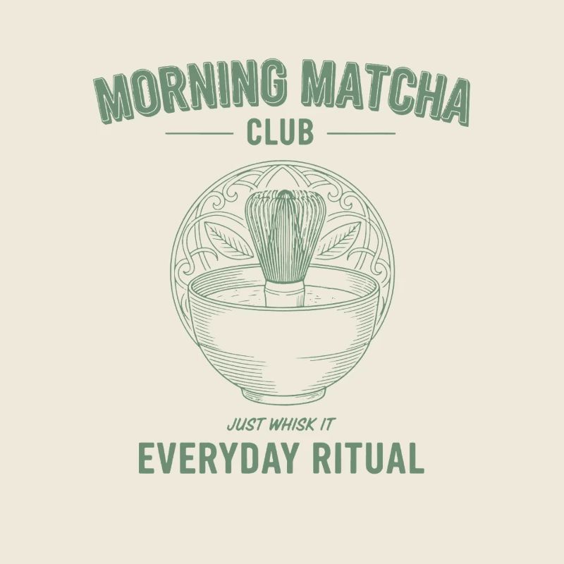 Morgens Matcha Club Alltagsritual Einfach verquirlen