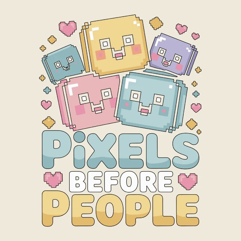 Graphiste Pixels avant Designer de marque