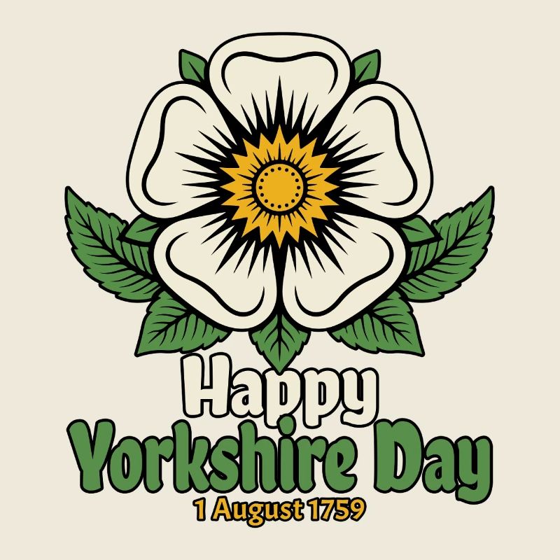 Joyeuse Journée du Yorkshire 1er août 1759 Rose Blanche