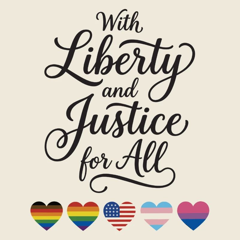 LGBTQ Pride Month - With Liberty and Justice for A