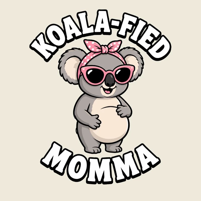 Maman de koala enceinte grossesse drôle