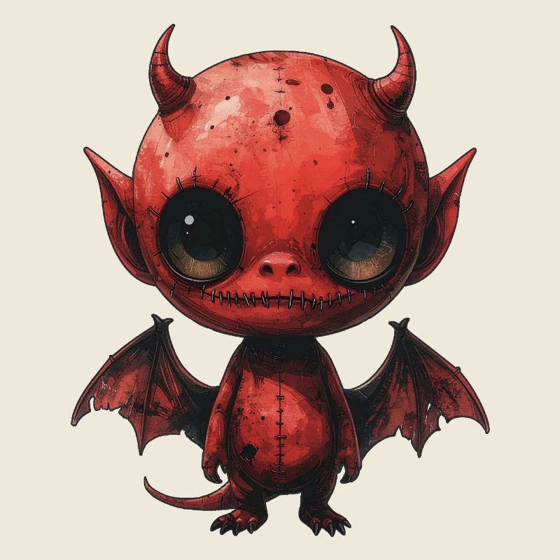 Creepy Cute Red Devil