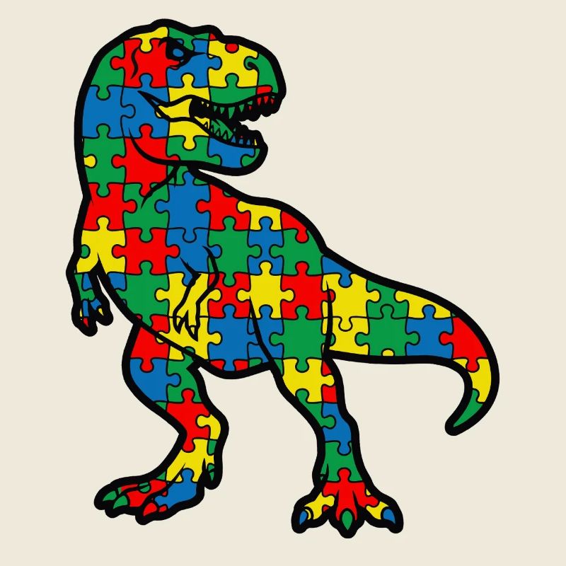 Autism Dinosaur T-Rex Child