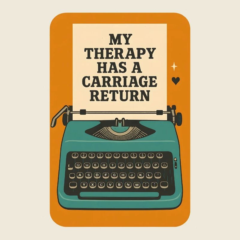 Therapy with carriage return | Writing