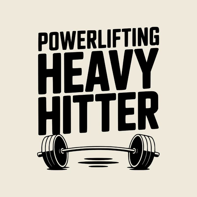 Powerlifting schwerer Schlagmann