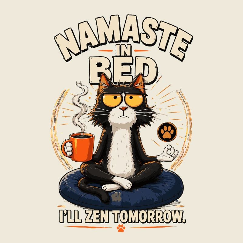 Namasté au lit, Zen Cat