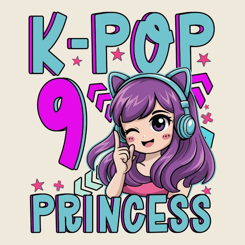 Princesse K-Pop Anniversaire de 9 ans