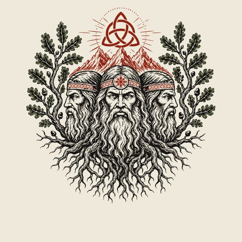 Triglav Wurzeln Emblem