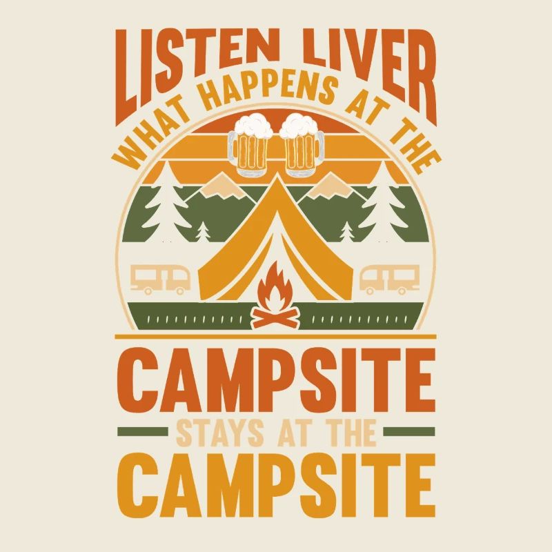 Camping Bonfire Camp Life Forest Camper