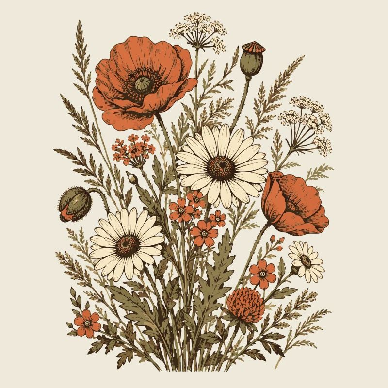 Bouquet de fleurs sauvages