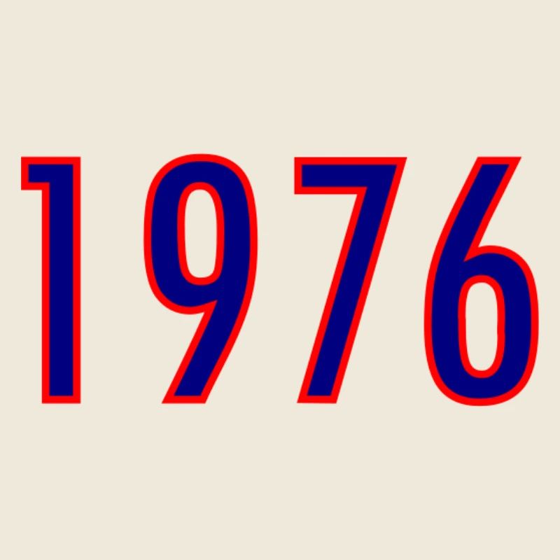 Année 1976 Style néon