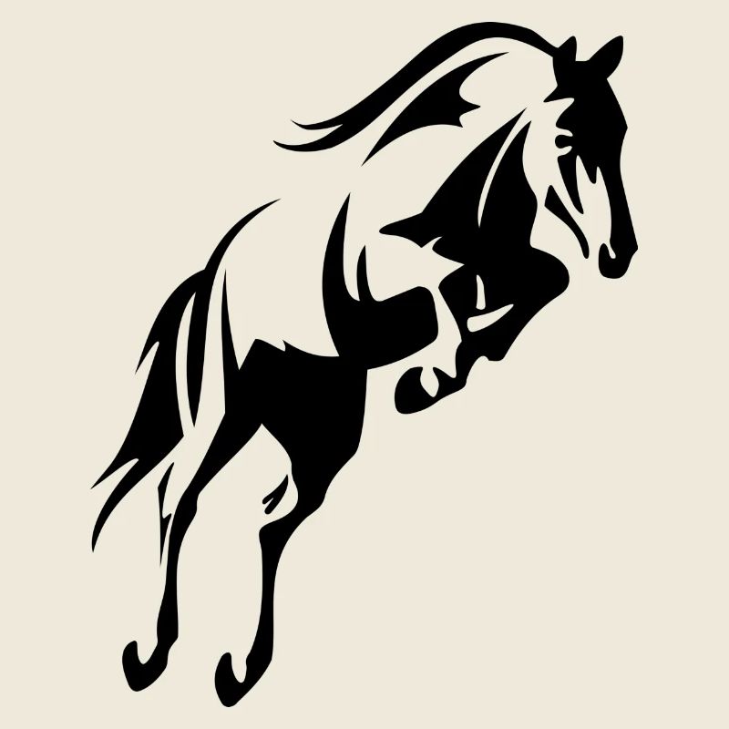 cheval bondissant
