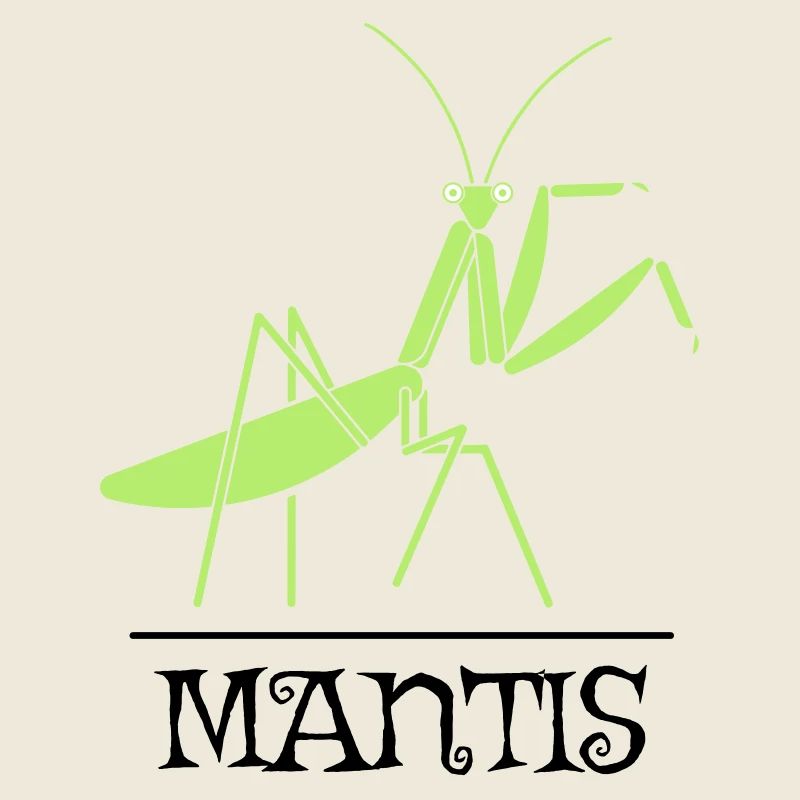 Mantis Gottesanbeterin Insekt Design