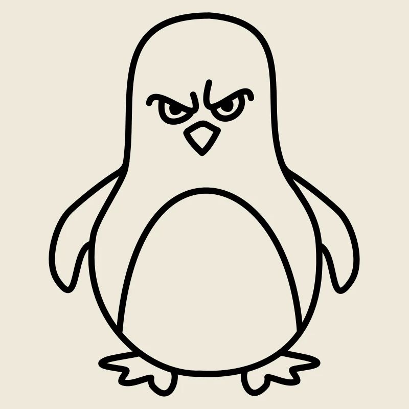 lustiger pinguin