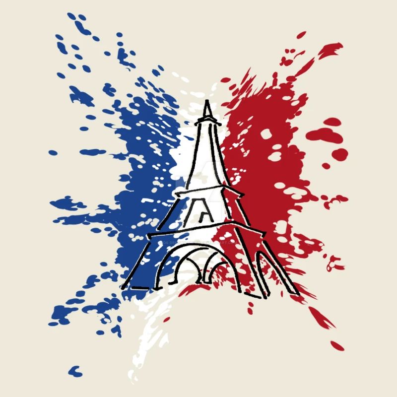 Eiffelturm Flagge Frankreich ✅ Tour Eiffelturm Flagge ✔