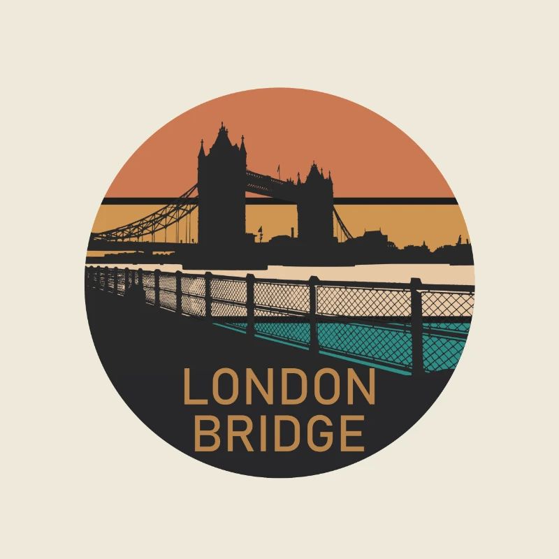 London Bridge Retro Sunset