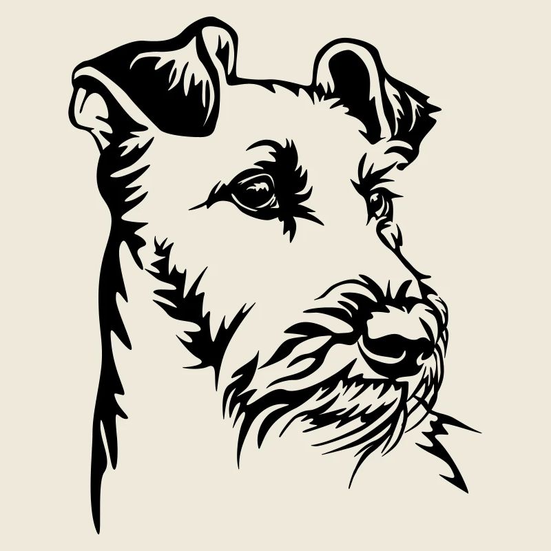 Irish Terrier Kopf
