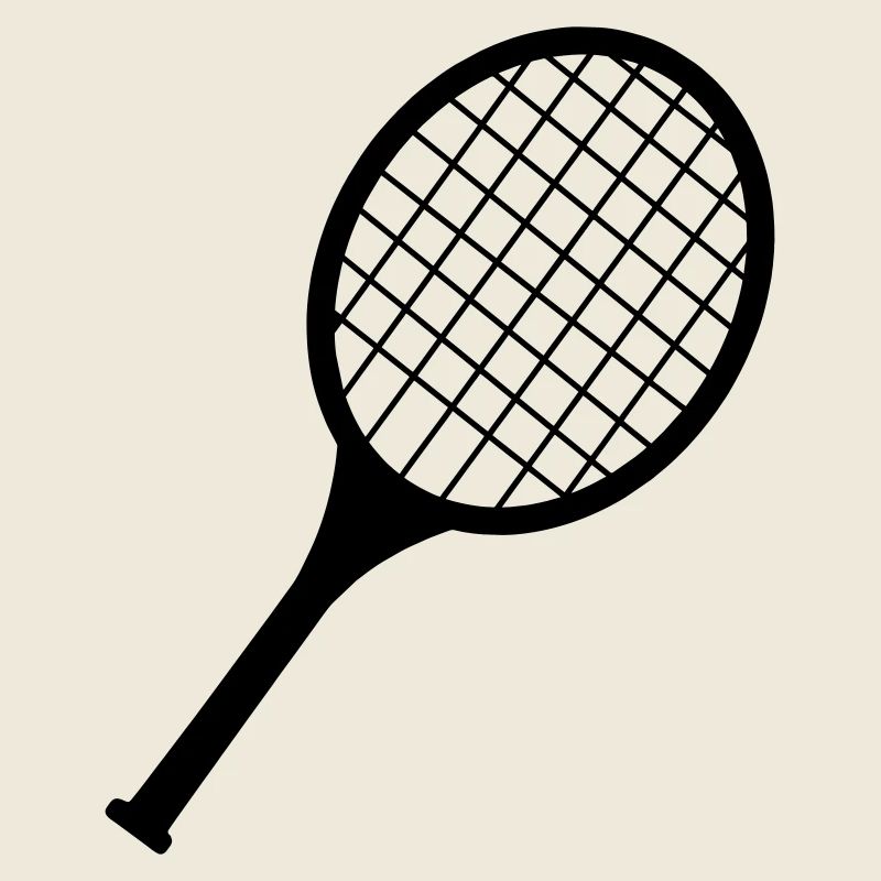 Logo de la raquette de badminton