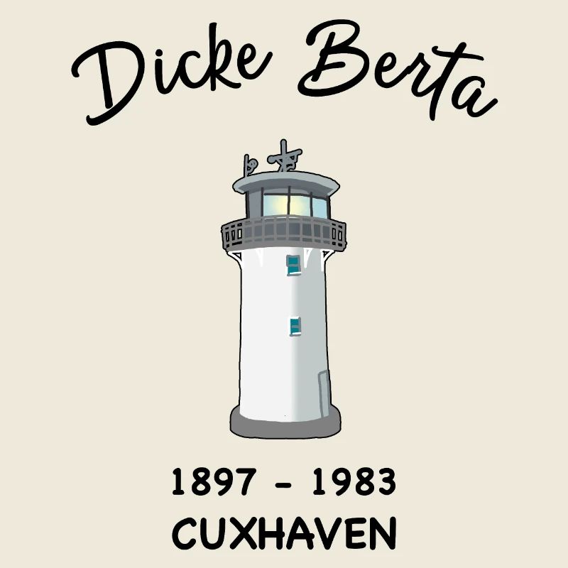 Leuchtturm Dicke Berta, Cuxhaven, Hafen