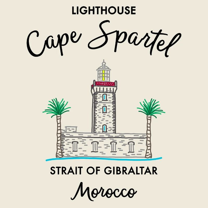 Marokko, Leuchtturm Kap Spartel, Gibraltar