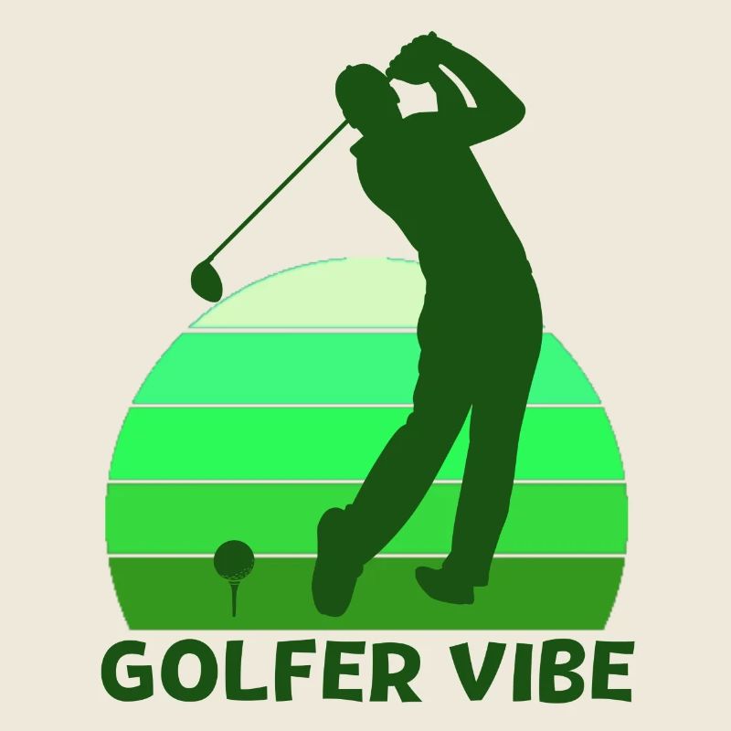 golf, golfeur, golfer vibe
