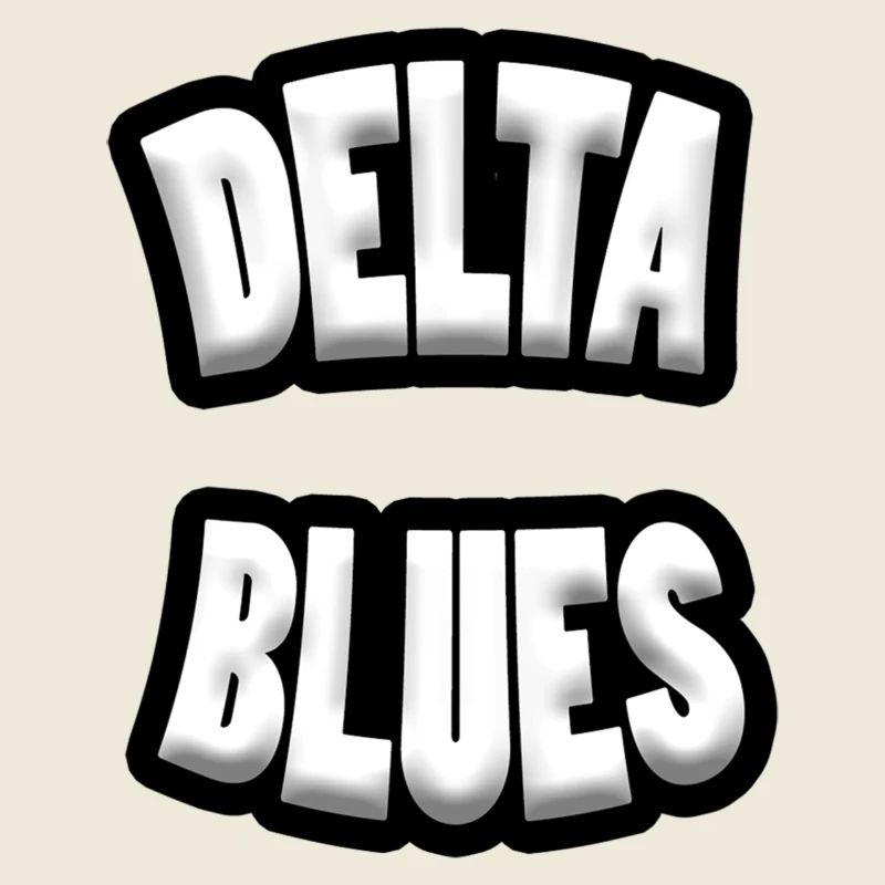 Delta Blues Retro Typography