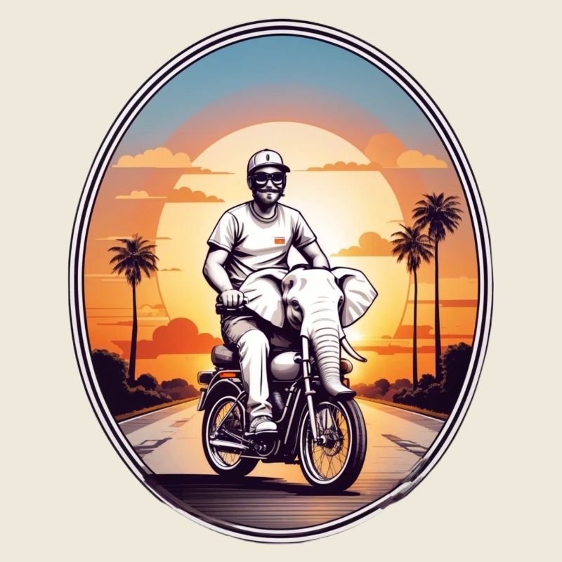 Moto éléphant