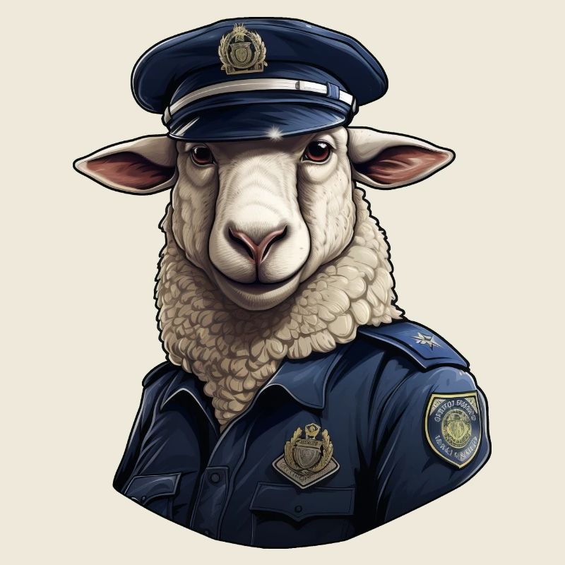 Polizei Schaf