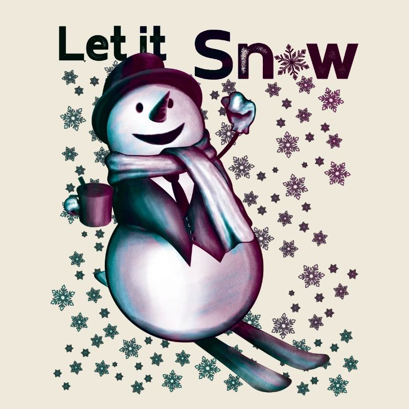 Let it Snow – Fröhlicher Schneemann