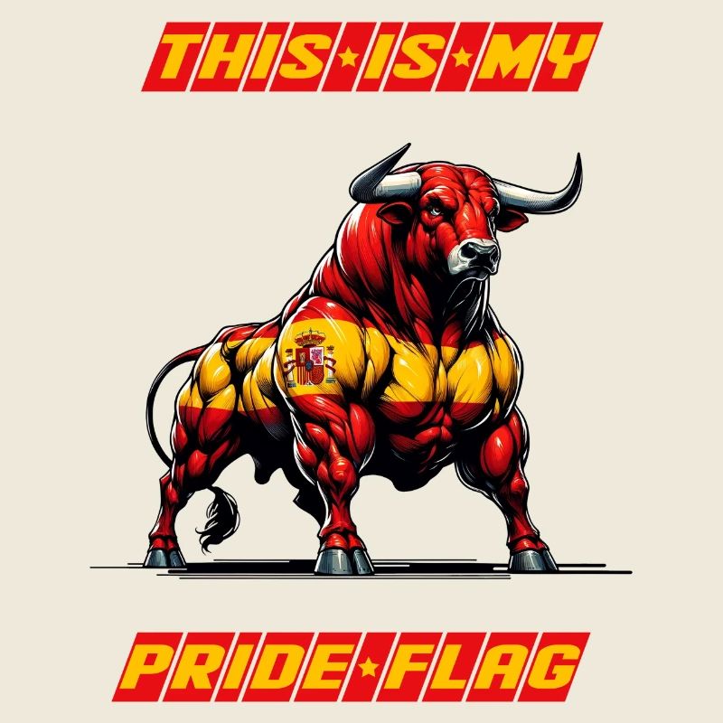 Das ist meine stolze Flagge Spanien