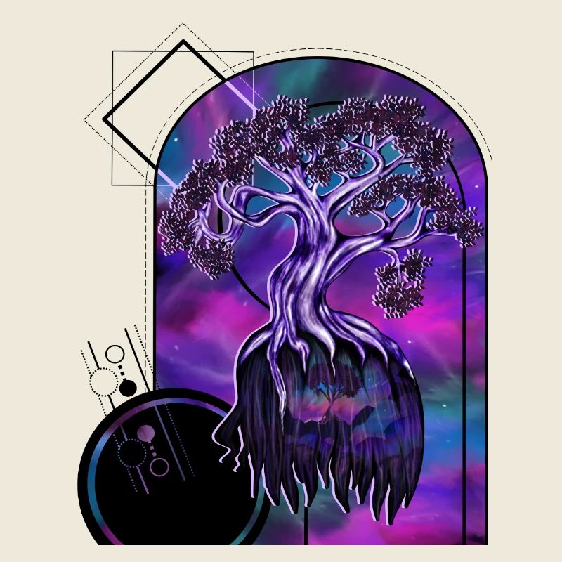 Spiritual Tree – Geometric Art